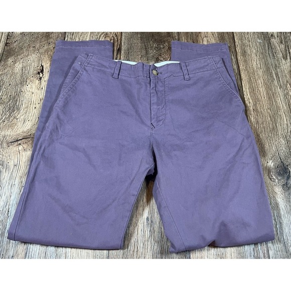 Urban Outfitters Skinny Fit Chinos Tagged 31/32 Measure 33/32 Lt Purple Stretch - Picture 1 of 4